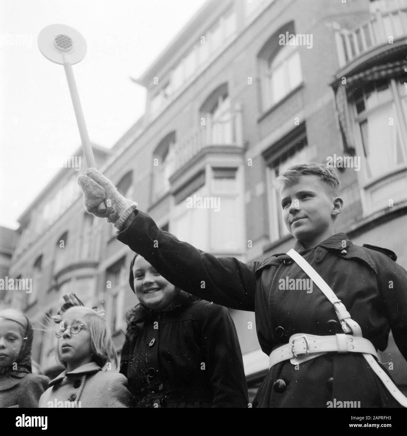 Scolari come controllore di traffico Data: 3 novembre 1947 Parole Chiave: Scolari Foto Stock