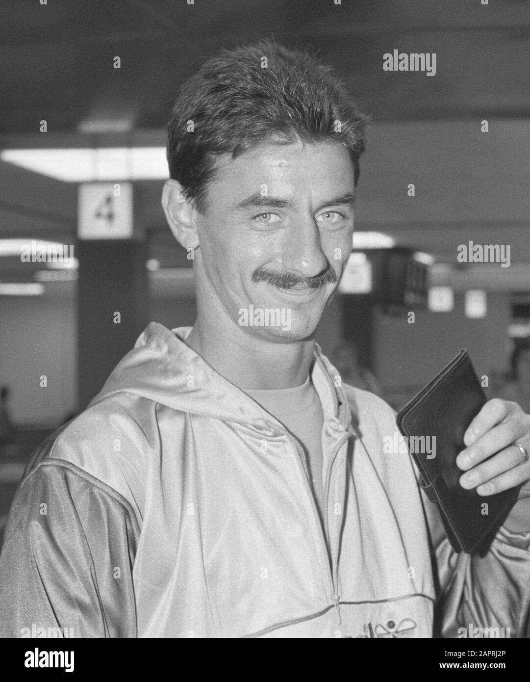 Aankomst Elftal Galles; Ian Rush. Foto Stock Aankomst Elftal Galles; Ian Rush. Foto Stock