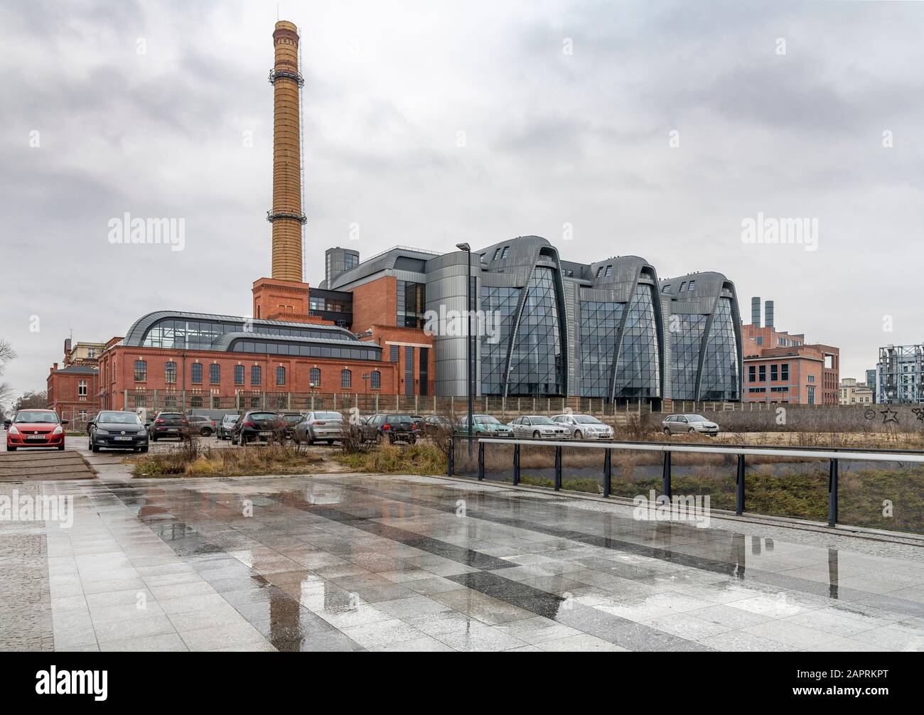 EC1 Łódź Centrale, trasformata in Planetario a Lodz, Polonia Foto Stock