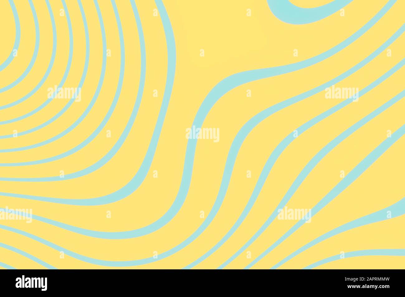 Astratto sfondo colorato sotto forma di vari modelli e forme di linee e spot. Rendering 3D Trend 2020 colori. Buon rivestimento per banner o. Foto Stock