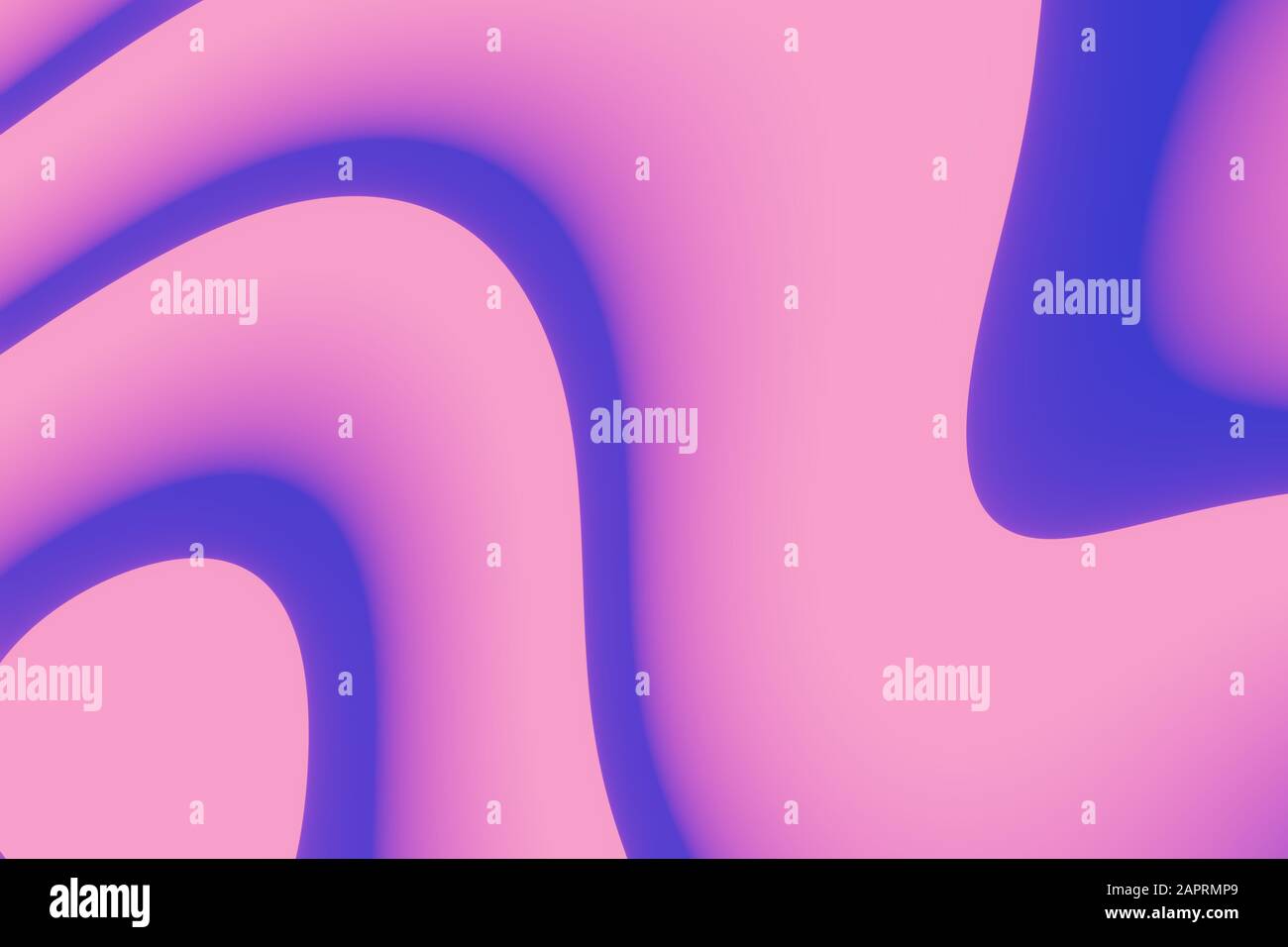 Astratto sfondo colorato sotto forma di vari modelli e forme di linee e spot. Rendering 3D Trend 2020 colori. Buon rivestimento per banner o. Foto Stock