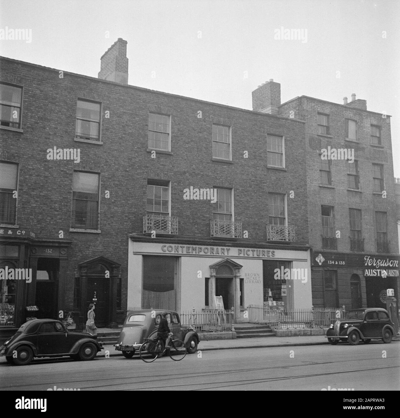 Dublino una galleria a Dublino Data: 1946 posizione: Dublino, Irlanda Parole Chiave: Edifici Foto Stock