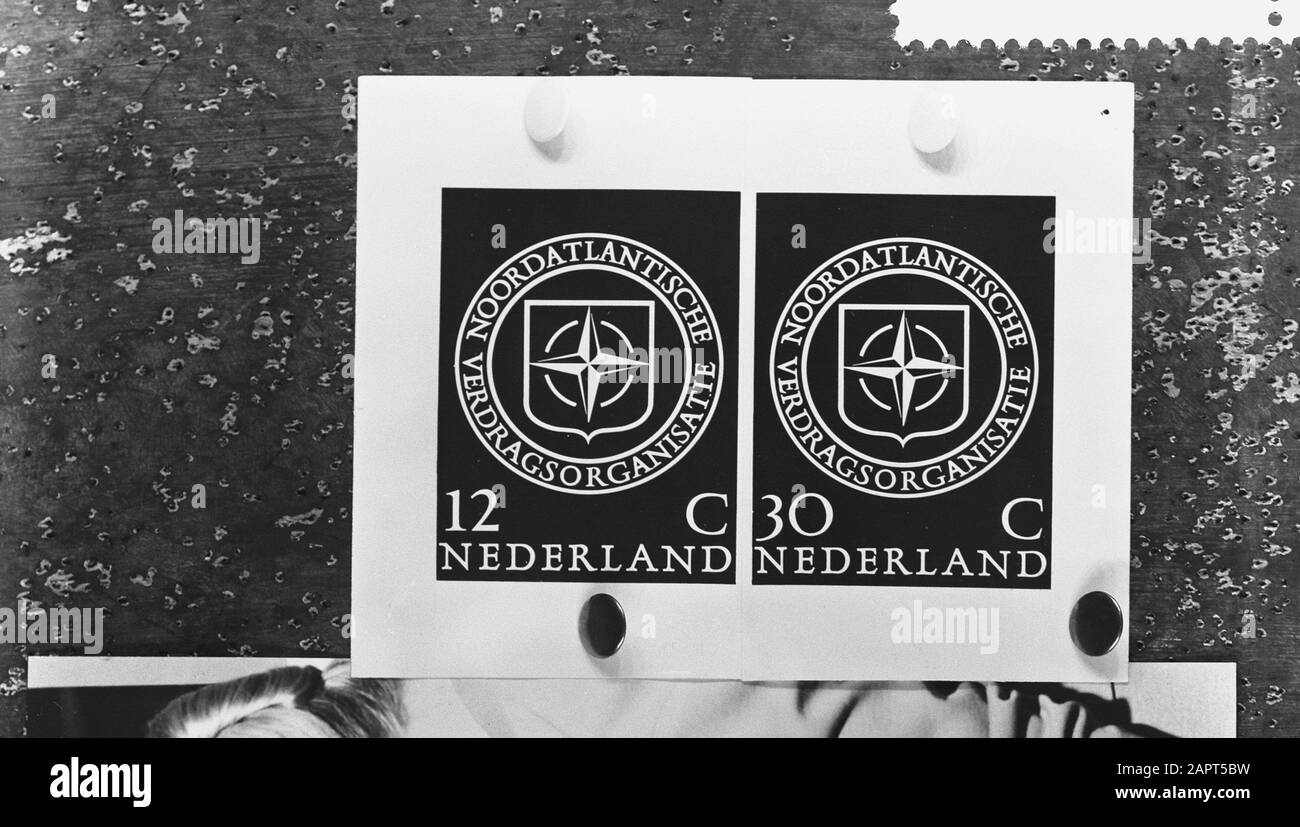 Sigillo commemorativo nato Data: 27 febbraio 1959 Foto Stock