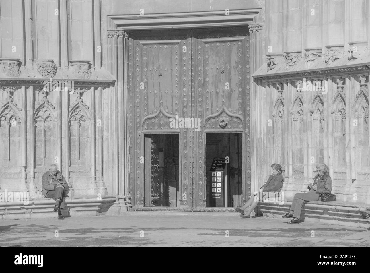 Gerona In Spagna - Gennaio Sun 2009 Foto Stock