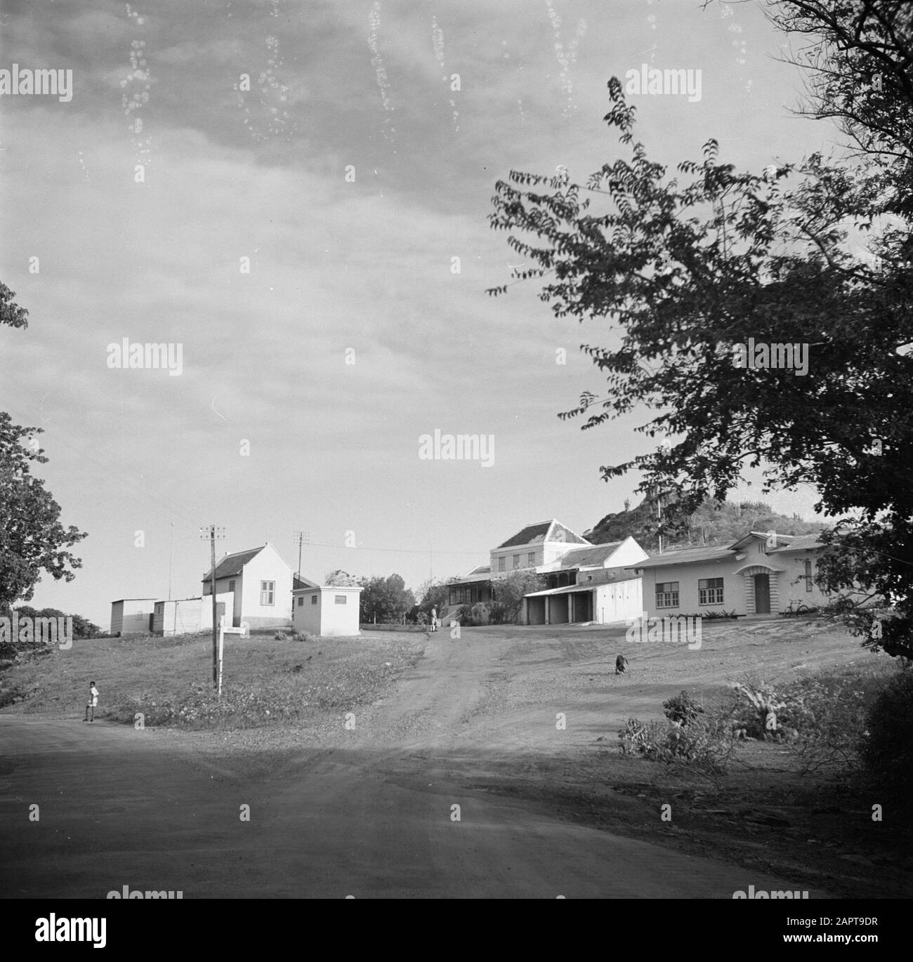 Viaggio in Suriname e Antille Olandesi edificio in data Curaçao Data: 1947 luogo: Curaçao Parole Chiave: Edifici Foto Stock