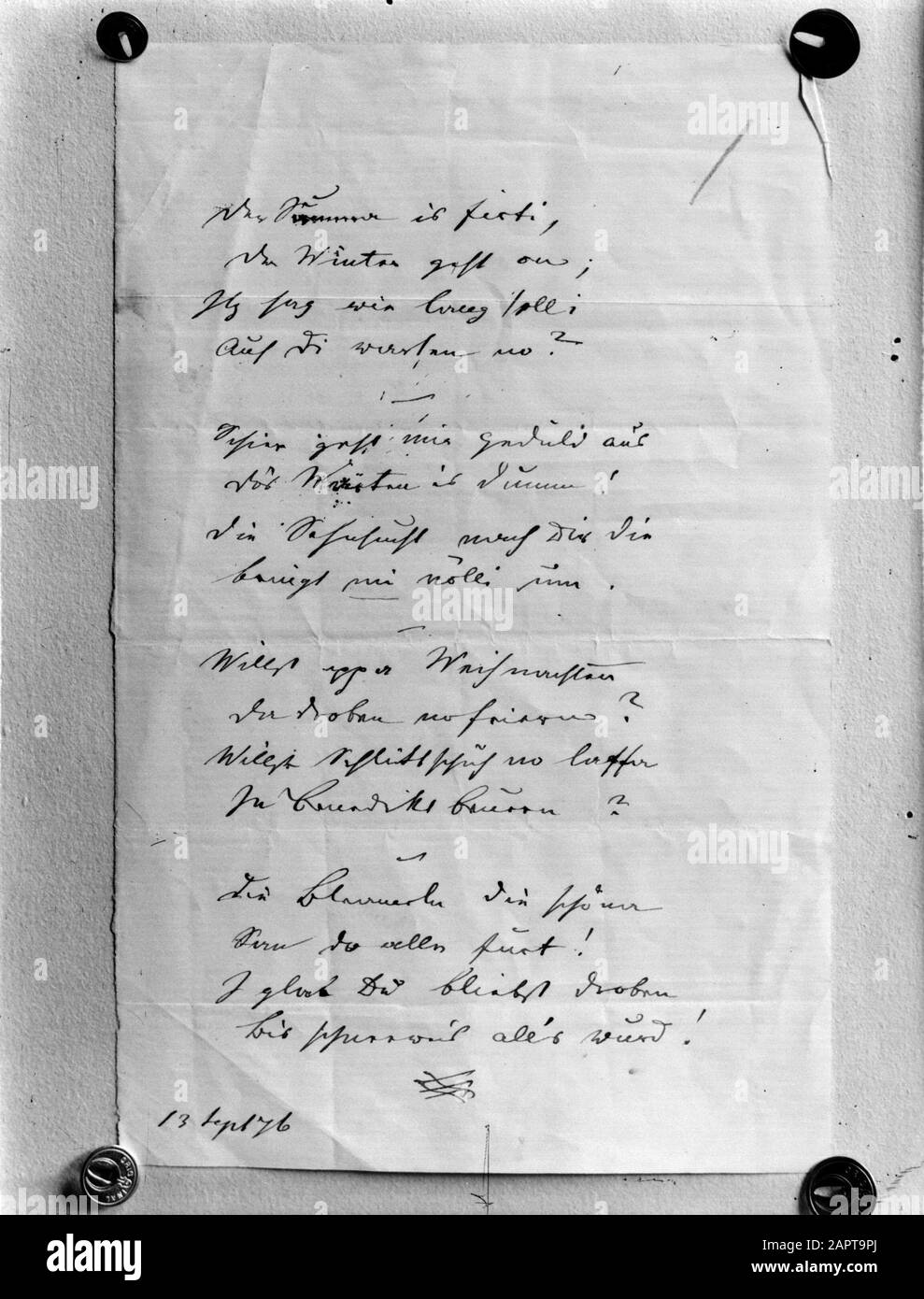 Carl Spitzweg Poem by Carl Spitzweg Annotation: Carl Spitzweg (1808-1885) è un pittore e illustratore tedesco Data: Marzo 1935 posizione: Germania, Monaco Di Baviera Parole Chiave: Poesia Nome personale: Spitzweg, Carl Foto Stock