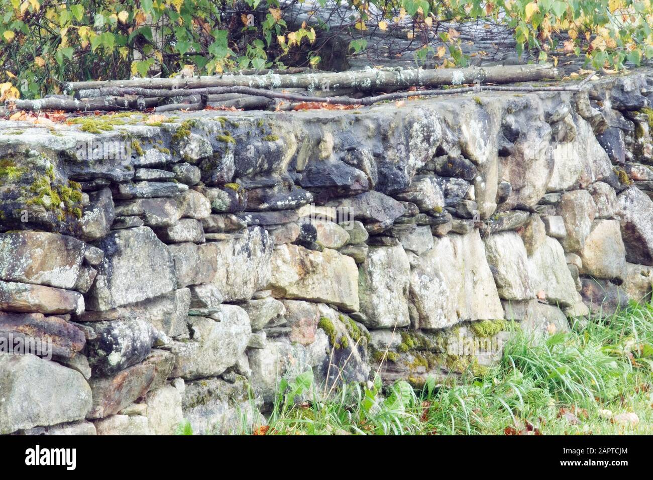 Stonewall durante l'autunno. Foto Stock