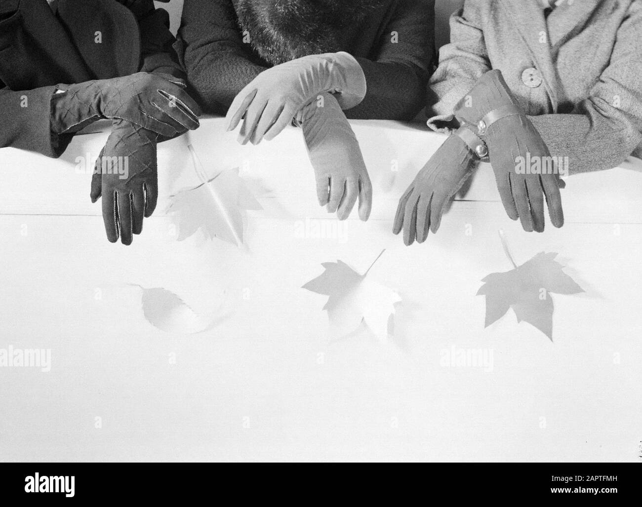 Pubblicità Fotografia Guanti Data: Senza Data Foto Stock