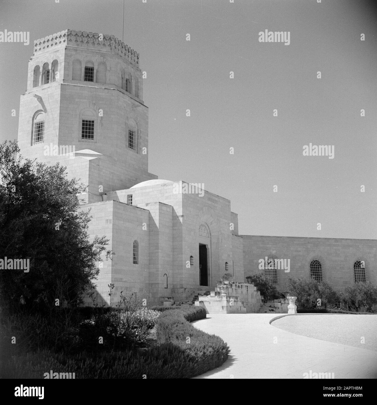 Medio Oriente 1950-1955: Gerusalemme il Museo Archeologico Annotazione: Al momento della registrazione questo luogo era in Giordania Data: 1950 luogo: Palestina, Gerusalemme, Giordania Parole Chiave: Archeologia, architettura, musei Foto Stock