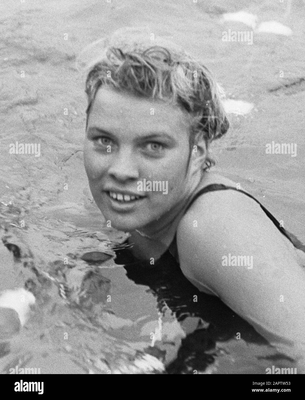 Ineke Tigelaar ai campionati internazionali; Foto Stock