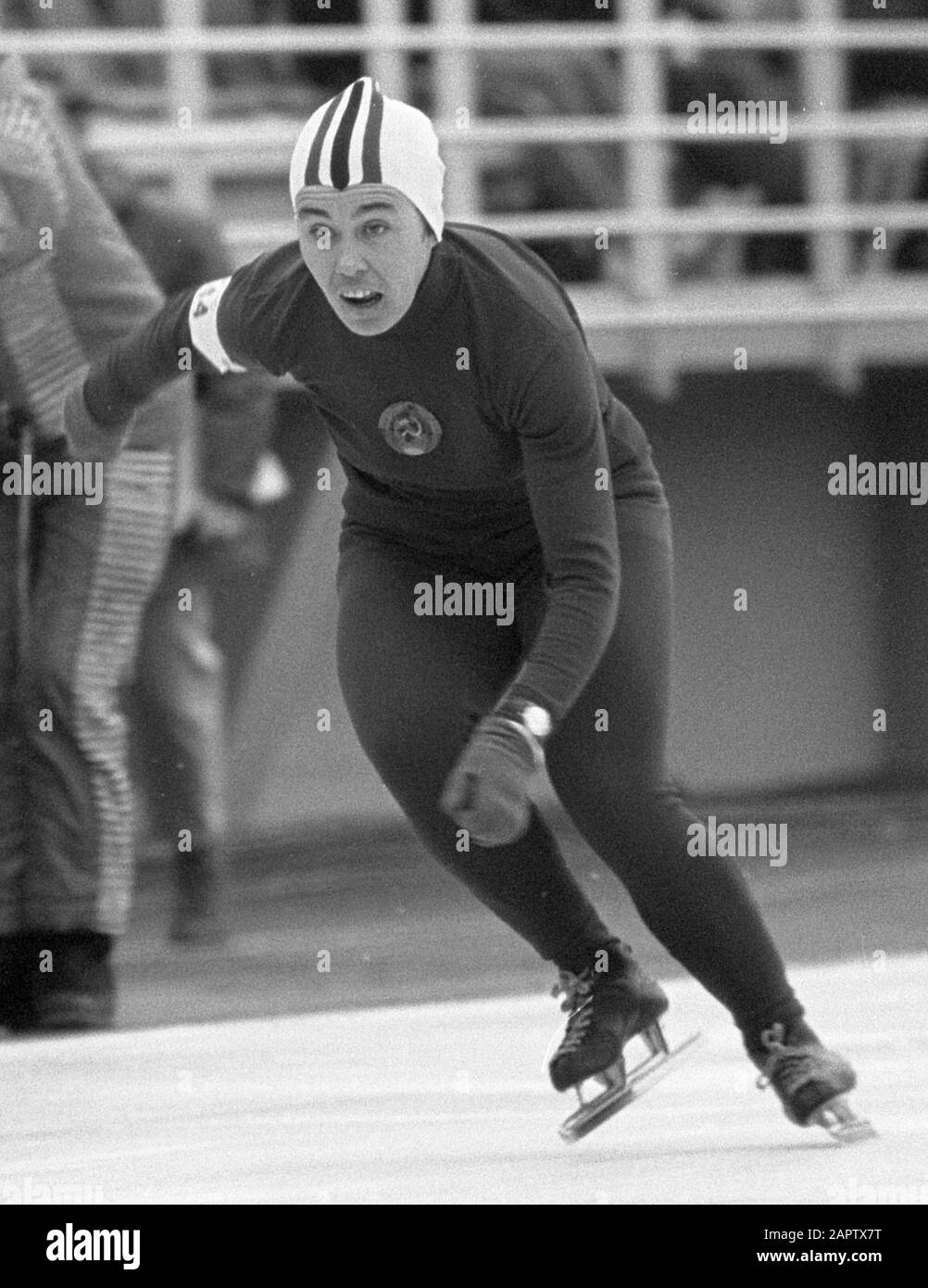 Olimpiadi Grenoble, Egorova, Numero 21; Foto Stock