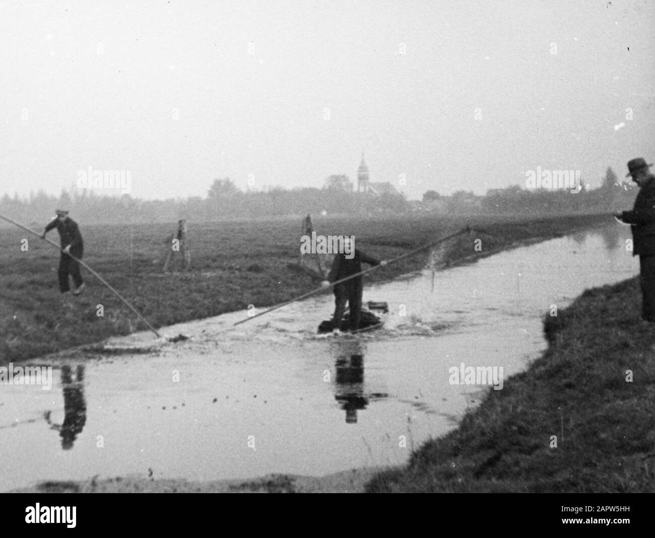 Drifting in the Links Data: Parole Chiave non date: Pesca d'acqua dolce Foto Stock