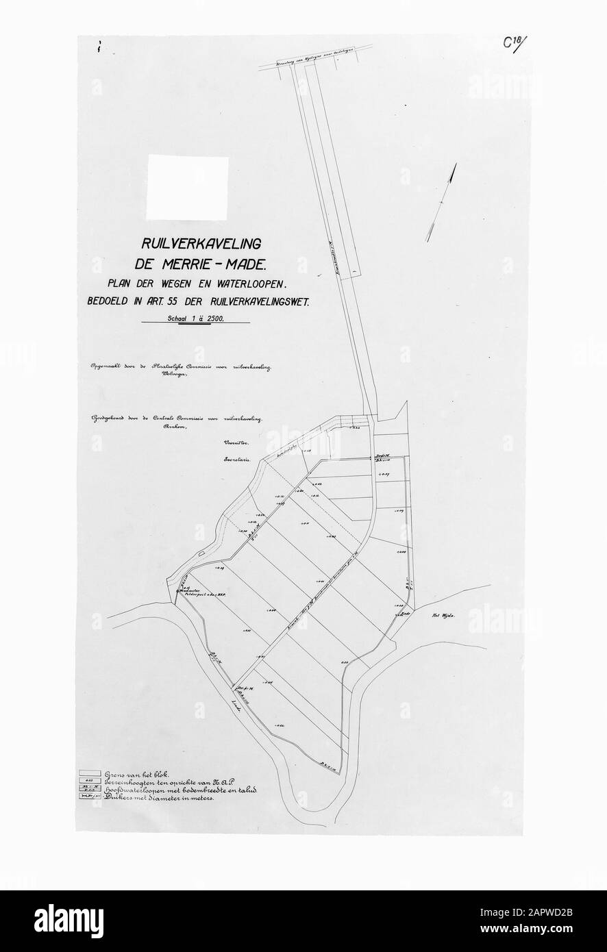 Swap plots, mappa panoramica, Merre Made Data: Undate: Undate Location: Merre Parole Chiave: Panoramica mappe, appezzamenti di terreno Foto Stock