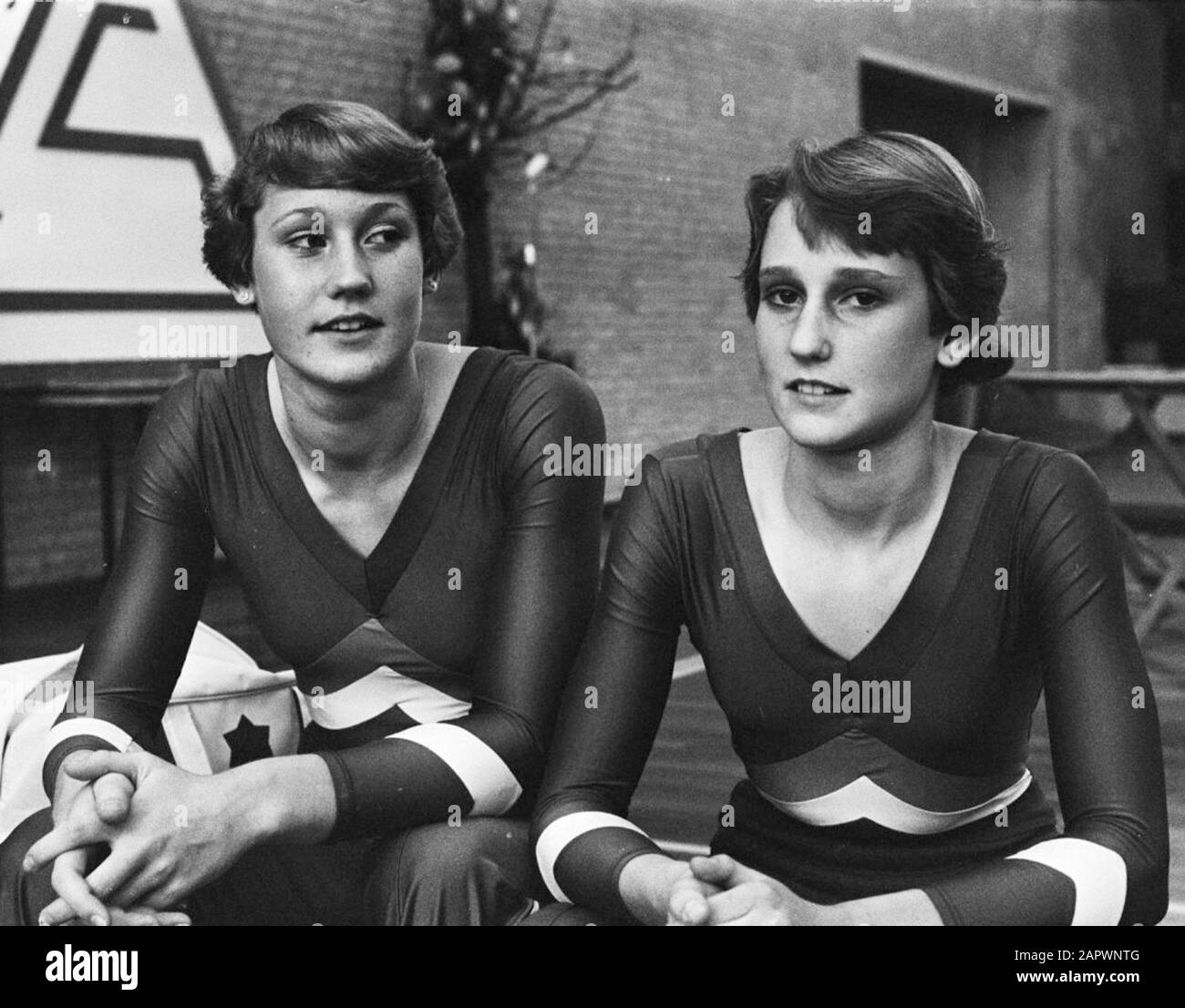 Monique (sinistra) e Ingrid Bolleboum; Foto Stock