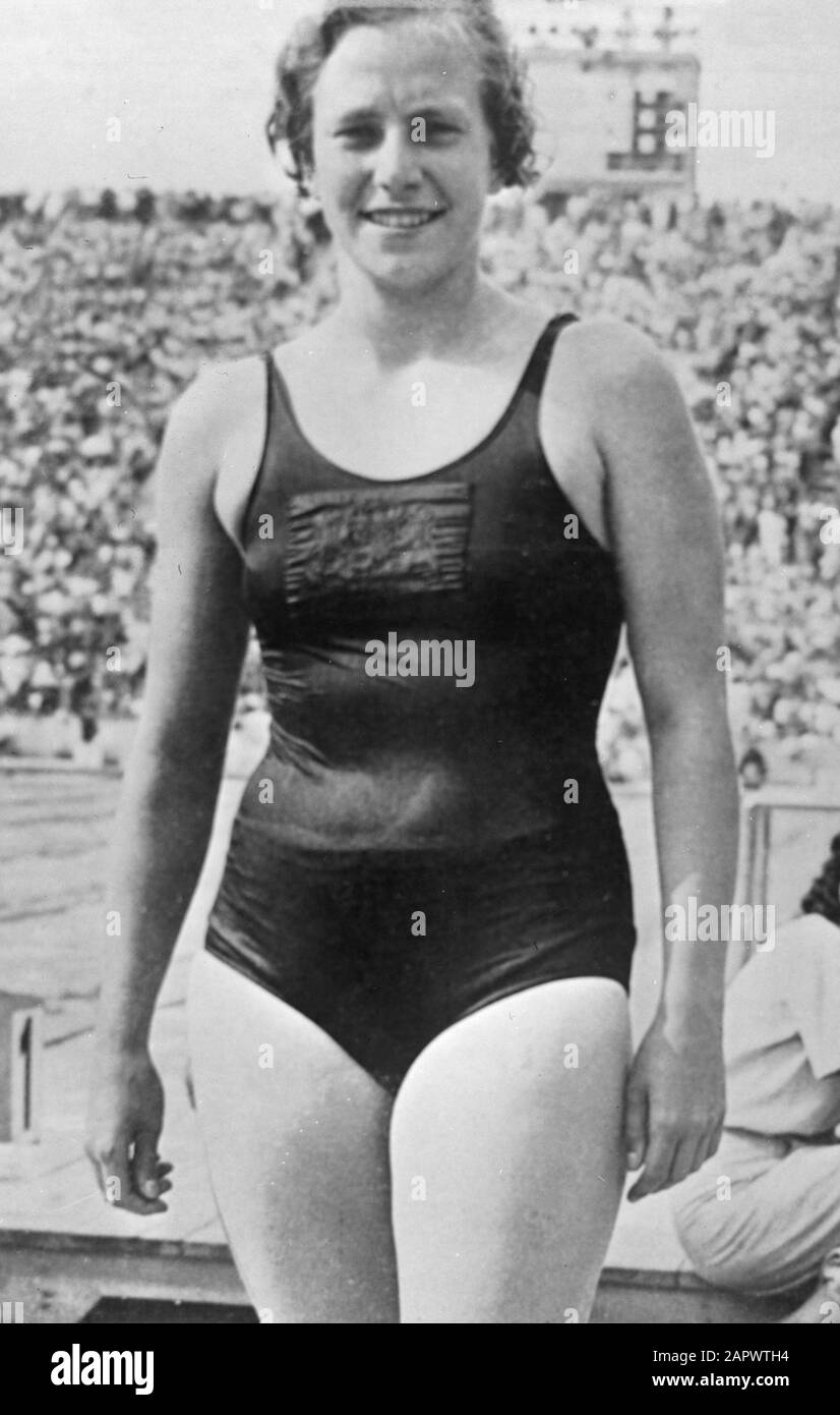 Nida Senff alle Olimpiadi del 1936; Foto Stock
