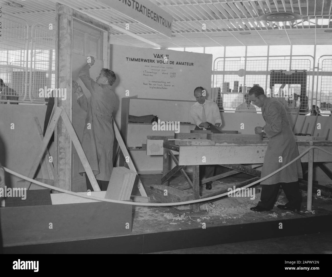 Apertura nella Sala Jubilee presso i campi espositivi della mostra Do IT Yourself Data: 2 settembre 1958 Parole Chiave: Aperture, mostre Foto Stock