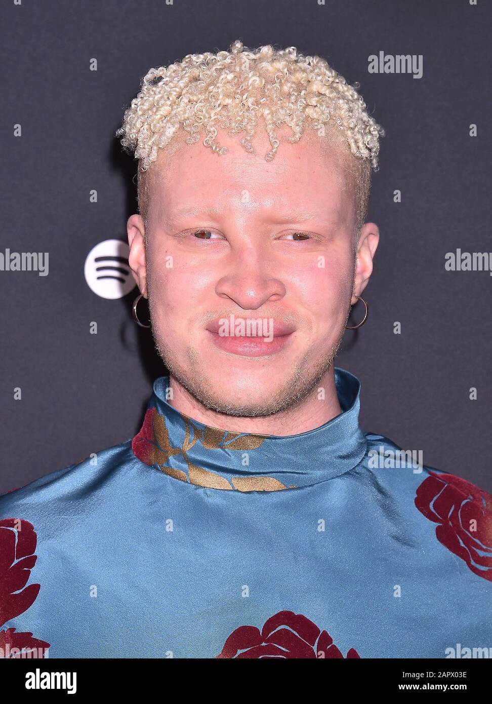 West HOLLYWOOD, California - 23 GENNAIO: Shaun Ross partecipa al Spotify Best New Artist 2020 Party presso gli studi Lot il 23 gennaio 2020 a Los Angeles, California. Foto Stock