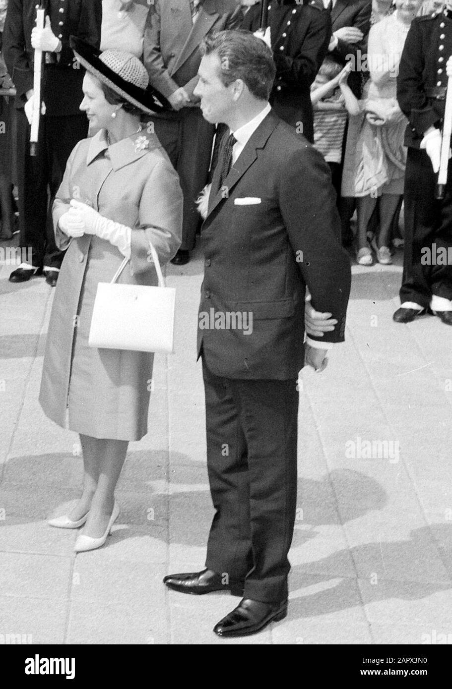 Principessa Margaret E Lord Snowdon, Amsterdam; Foto Stock