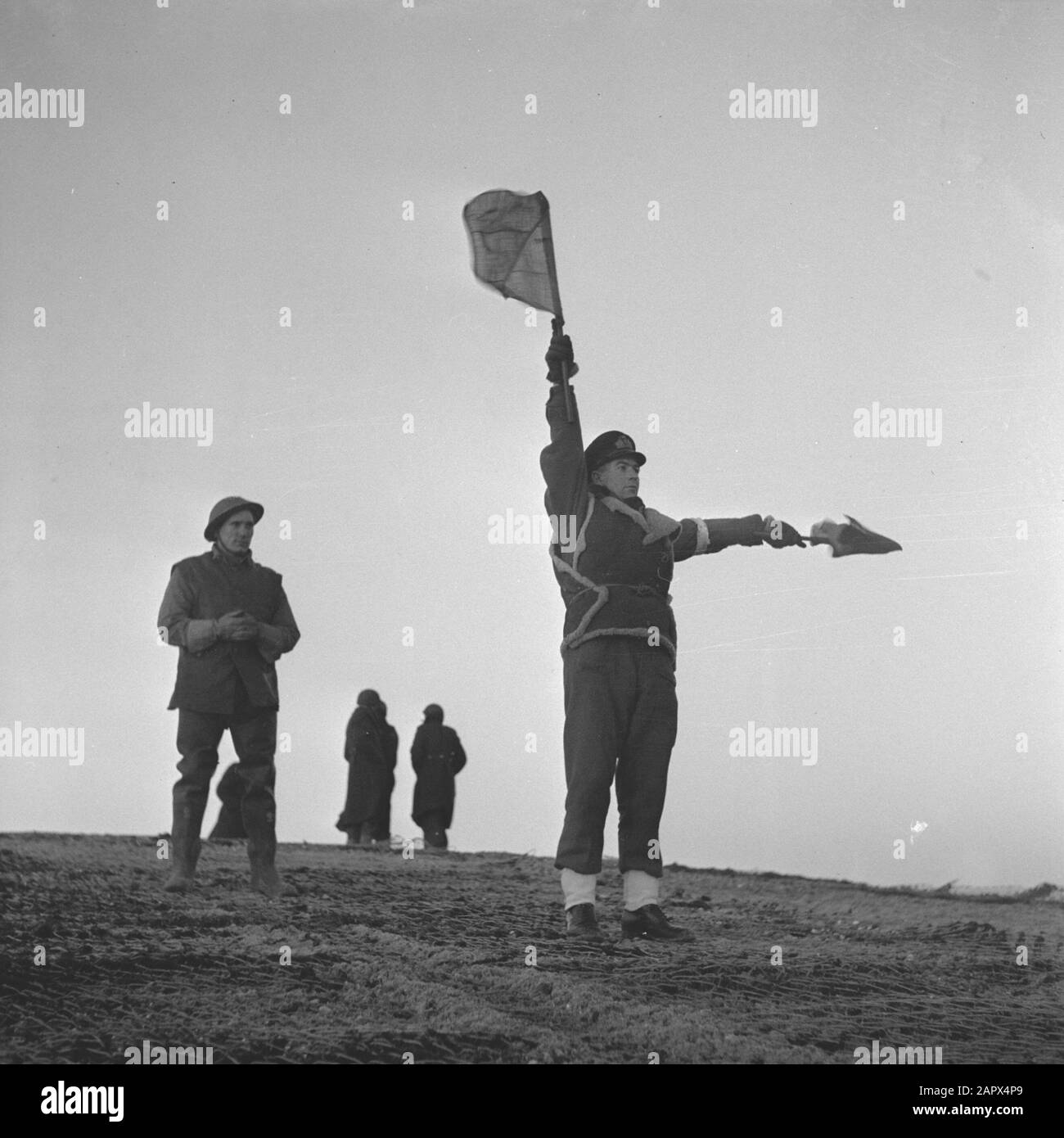 Principessa Irene Brigade. Soldati olandesi in formazione. Esercizi di invasione Delle Forze olandesi. [Un 'più forte] Data: Febbraio 1944 luogo: Gran Bretagna Parole Chiave: Invasioni, esercito, esercizi, soldati, seconda guerra mondiale Foto Stock