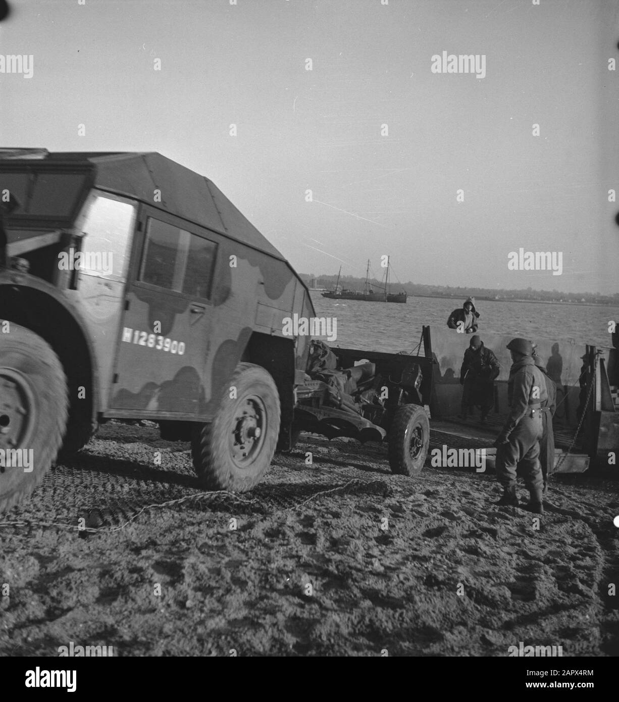 Principessa Irene Brigade. Soldati olandesi in formazione. Esercizi di invasione Delle Forze olandesi. Foto Stock