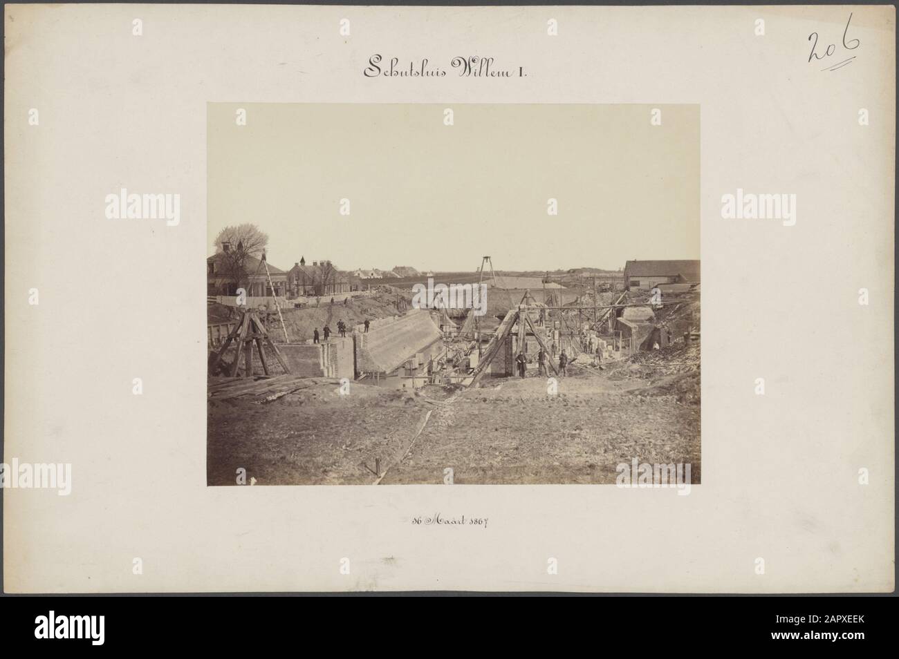 Schutsluis Willem i; paratoie; ingegneria idraulica; Foto Stock