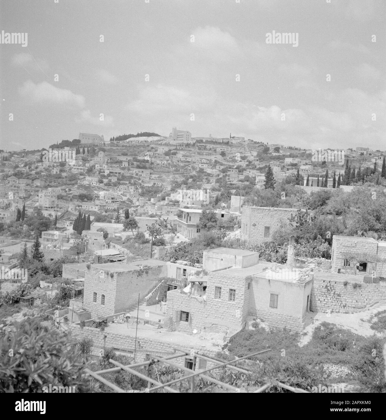 Israele: Nazareth Hills attached houses of Nazareth Date: Undate Location: Galilea, Israele, Nazareth Keywords: Edifici, colline, panorami, città Foto Stock
