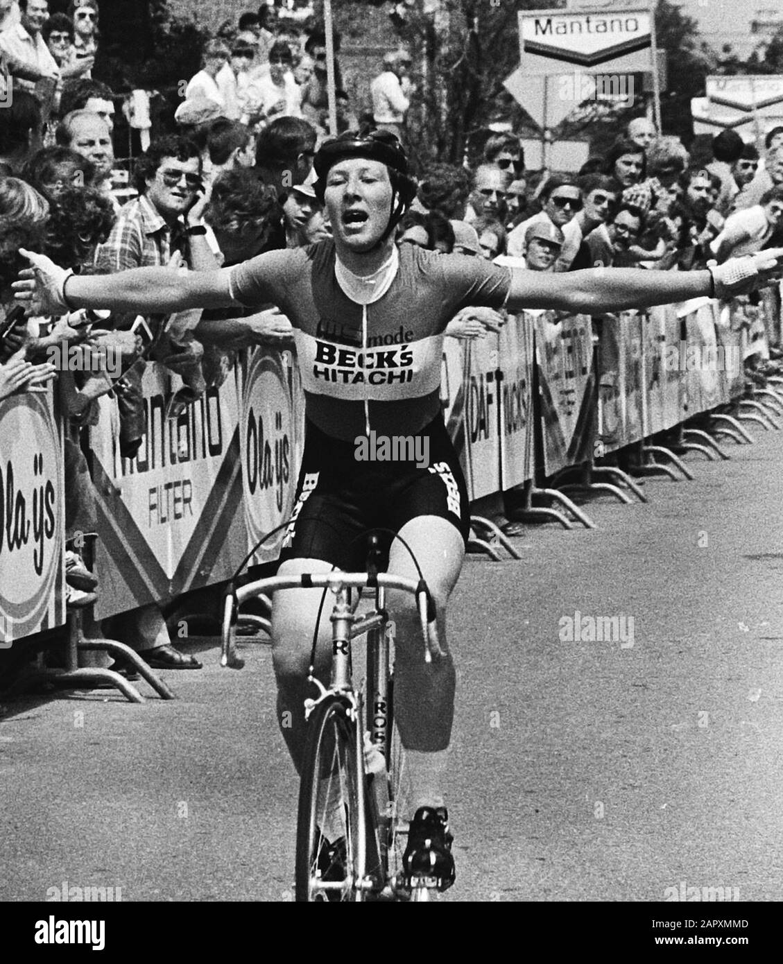 Campionati Olandesi Di Ciclismo Femminile 1979 A Geulle (Limburgo); Tineke Fopma 23 Giugno 1979; Foto Stock