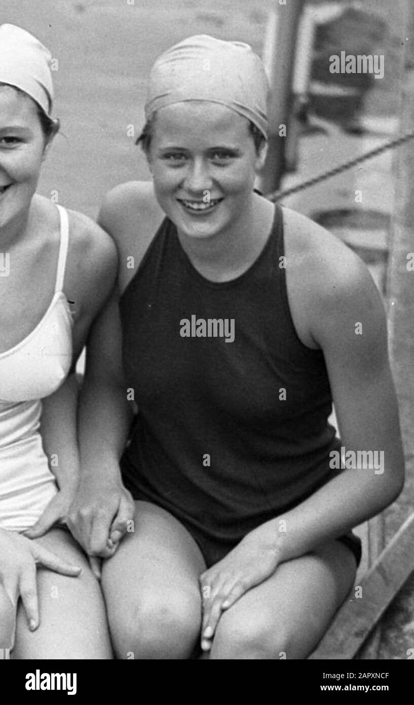 Campionati di nuoto a s Gravenhage Tony Hom; Foto Stock