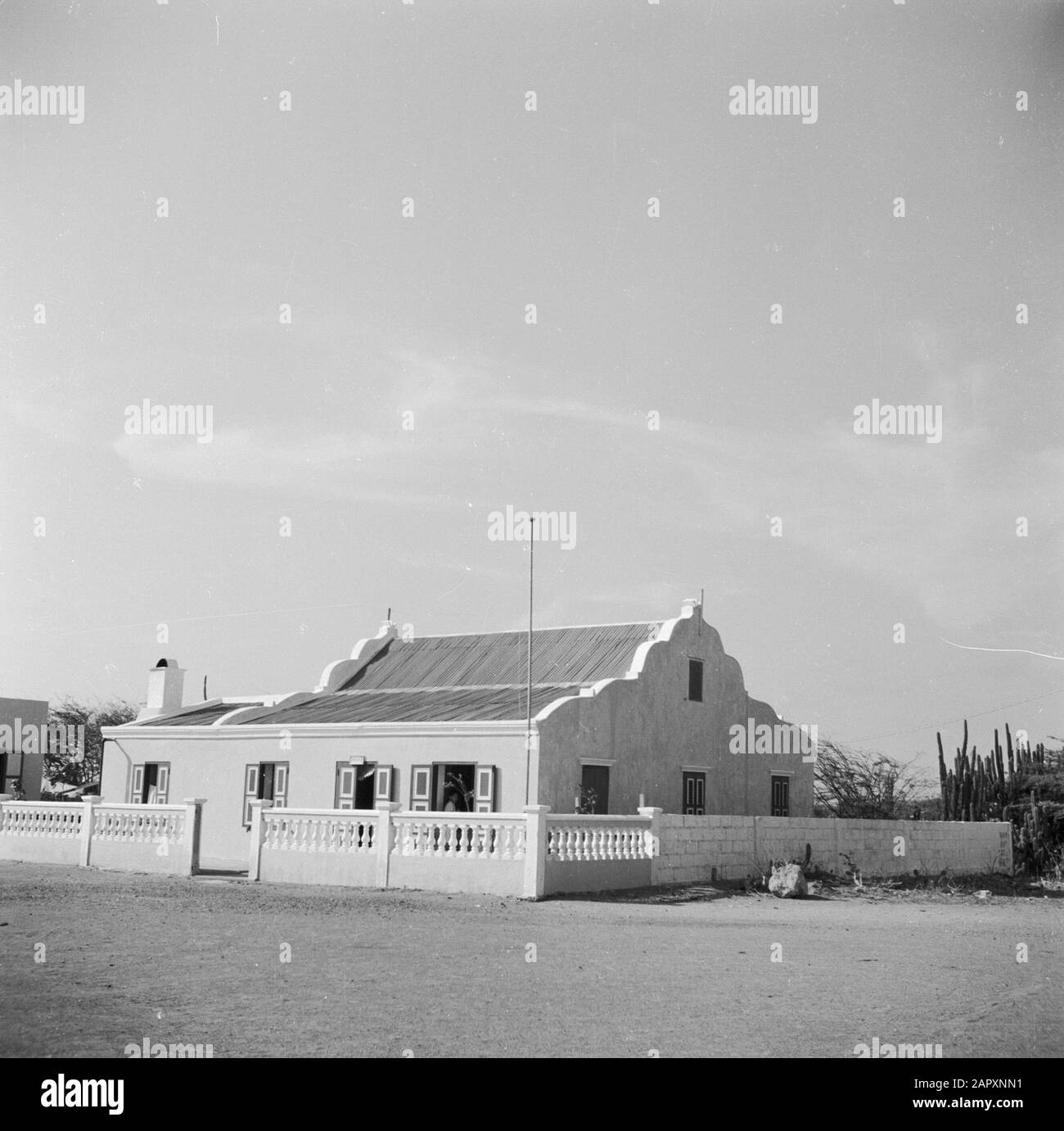 Viaggio in Suriname e Antille Olandesi Casa tradizionale ad Aruba Data: 1947 Località: Aruba Parole Chiave: Residences Foto Stock