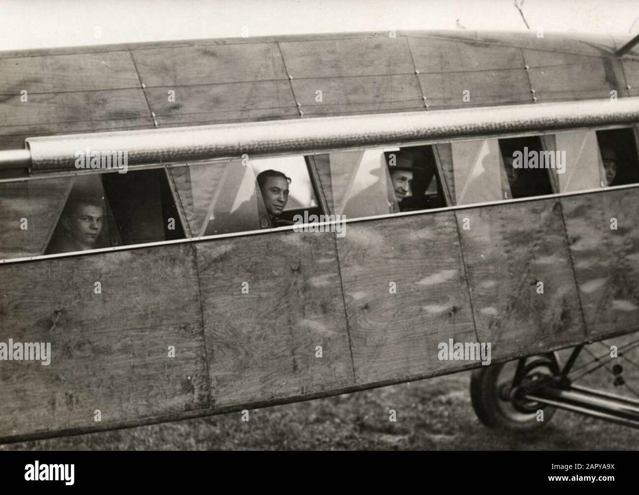 Aviazione. Un Aereo di traffico di Fokker F.V. 1922. Serie di 2 foto. Foto Stock
