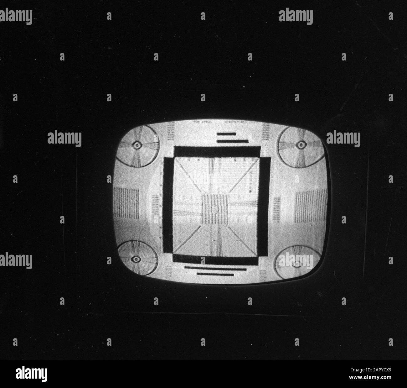 TV Noordzee test image Data: 12 agosto 1964 Parole Chiave: Test images Nome istituto: REM-Island Foto Stock