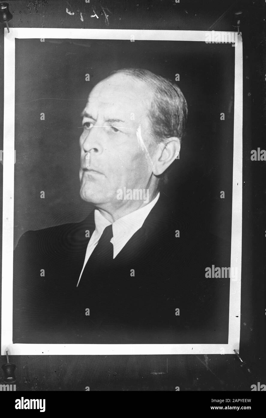 Governers British Cabinet 1945 Lord Jowitt (Lord Chancelor) Annotation: Repronative Date: 1945 Location: Great Britain Keywords: Ministers, Ritratti Nome Personale: Jowitt, William Foto Stock