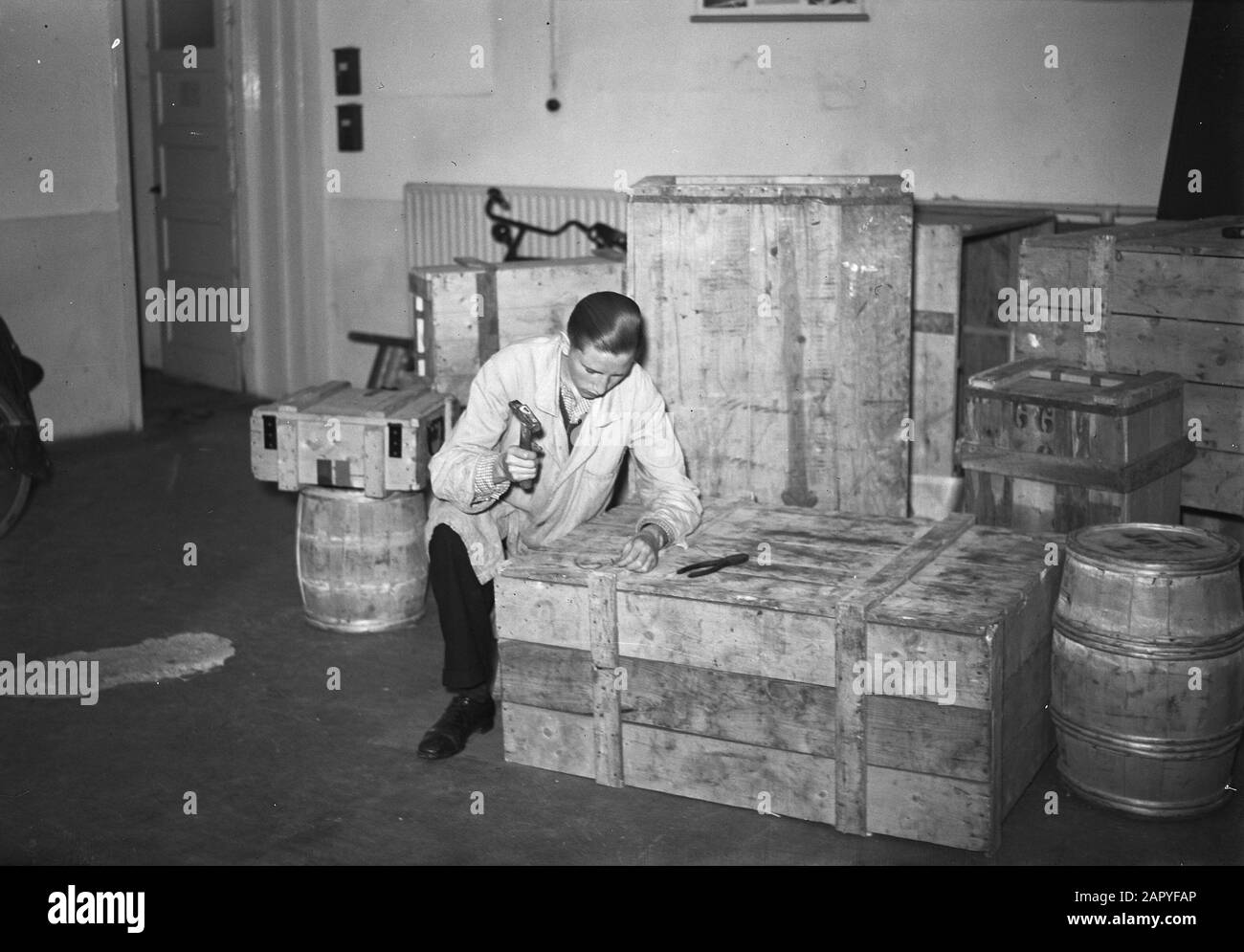 Expeditieknecht Assegnazione Hoedert Data: 27 Aprile 1948 Foto Stock