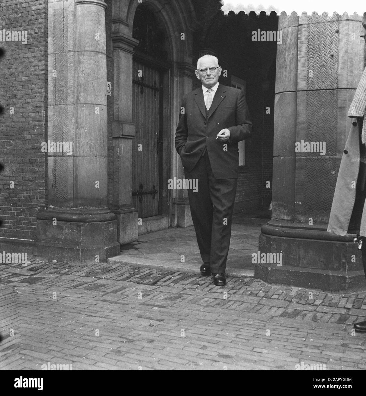 Cabinet formateur riceve diversi min. Candidati Data: 10 aprile 1959 Foto Stock