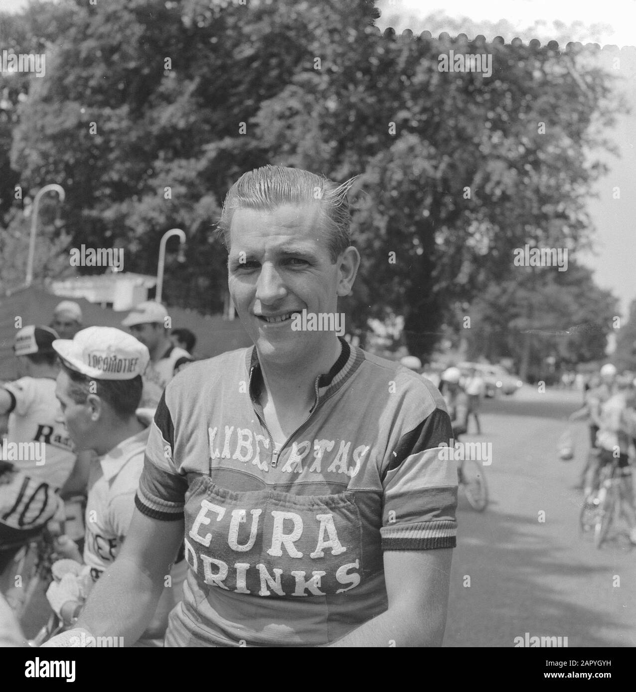 Teste di piloti olandesi, partecipanti al Tour de France, Daan De Groot Datay: 22 giugno 1959 Foto Stock