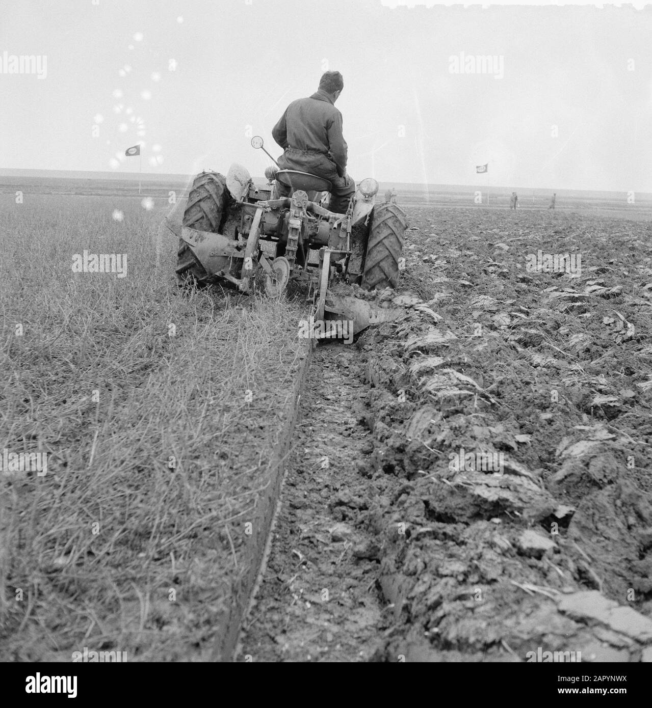 Nazionale partite della squadra al Wilhelminapolder at Goes Data: 9 Novembre 1960 Località: Goes Parole Chiave: Partite della squadra Foto Stock