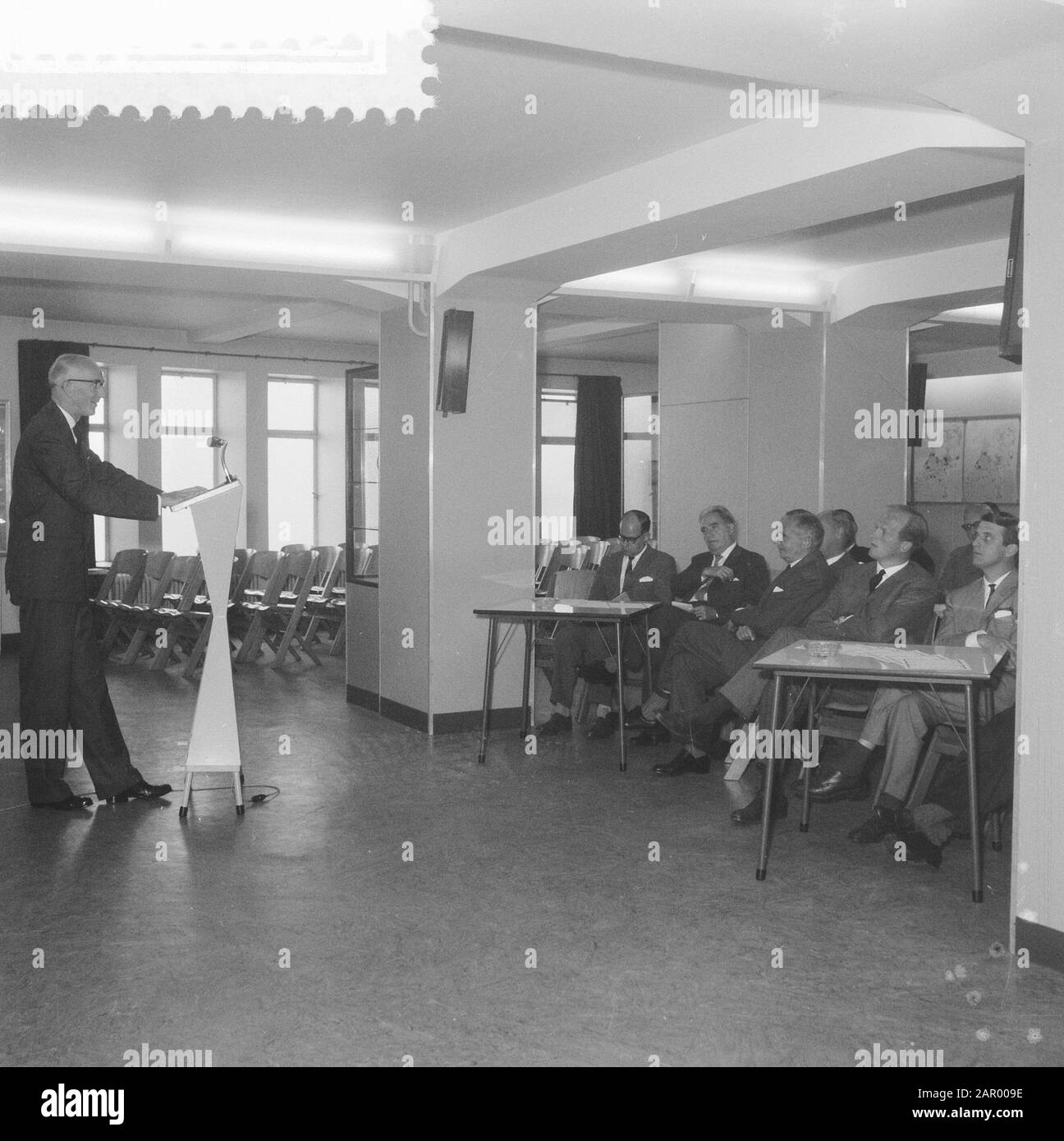 Assegnazione Associazione Di Negoziazione Titoli Data: 6 Settembre 1961 Parole Chiave: Riunioni Nome Istituto: Associazione Di Negoziazione Titoli Foto Stock