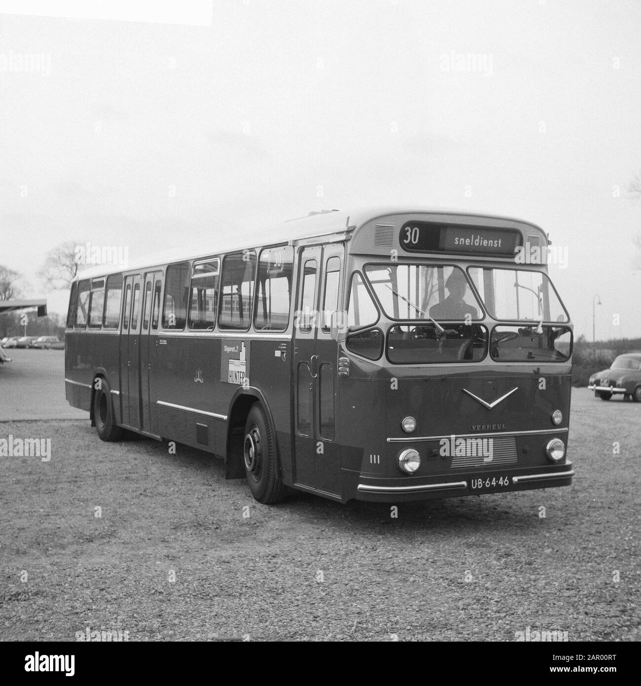 New City bus for Municipal Transport Company Amsterdam Data: 15 Novembre 1961 Località: Amsterdam, Noord-Holland Parole Chiave: Autobus urbani, compagnie di trasporto Foto Stock