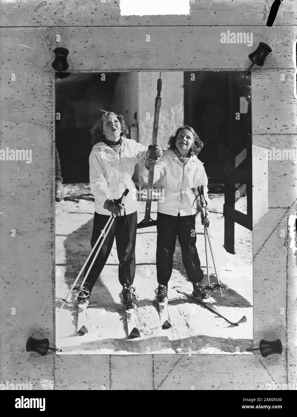Principesse In Tirol (Sankt Anton) Data: 12 Febbraio 1949 Luogo: Austria, Sankt Anton Am Arlberg, Tirol Foto Stock