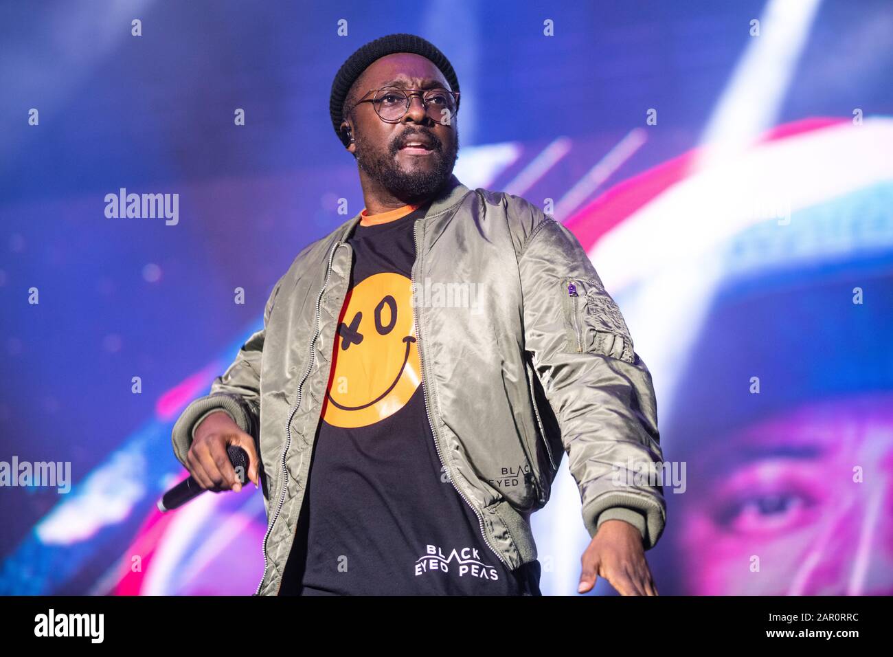 Black Eyed Peas In Scena Al Festival Cruïlla, Barcellona, 3 Giugno 2019. Fotografo: Ale Espaliat Foto Stock