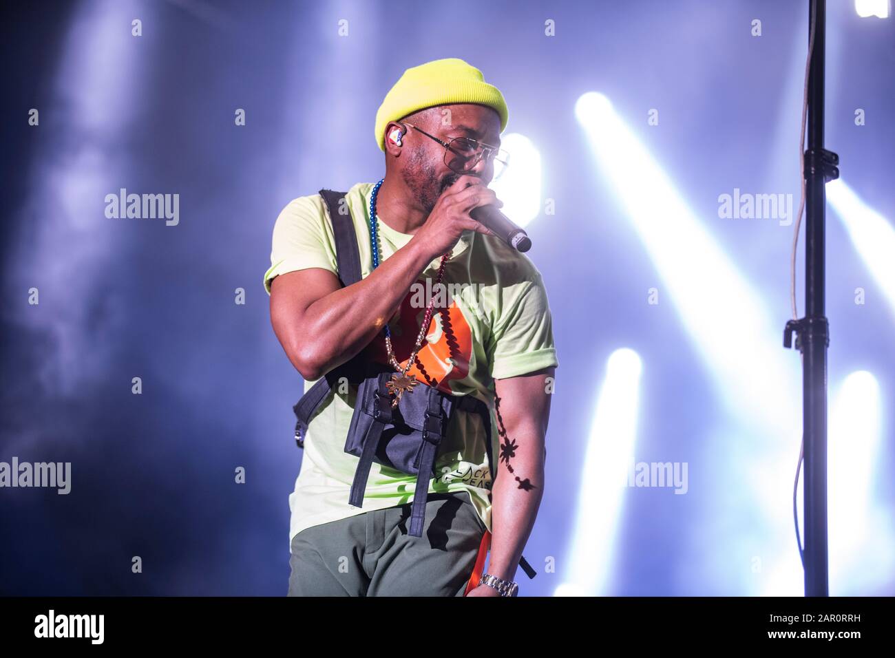 Black Eyed Peas In Scena Al Festival Cruïlla, Barcellona, 3 Giugno 2019. Fotografo: Ale Espaliat Foto Stock