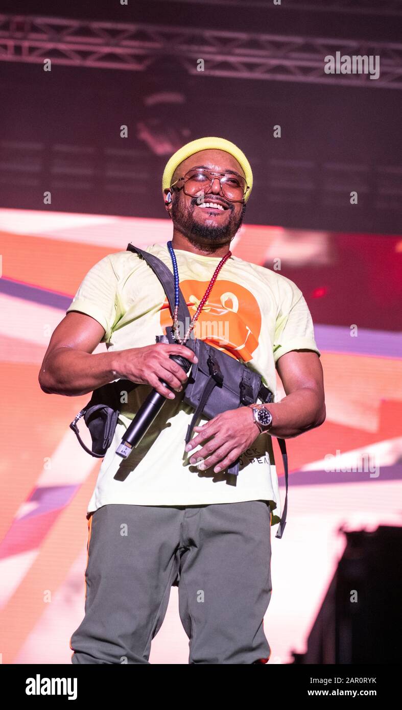 Black Eyed Peas In Scena Al Festival Cruïlla, Barcellona, 3 Giugno 2019. Fotografo: Ale Espaliat Foto Stock