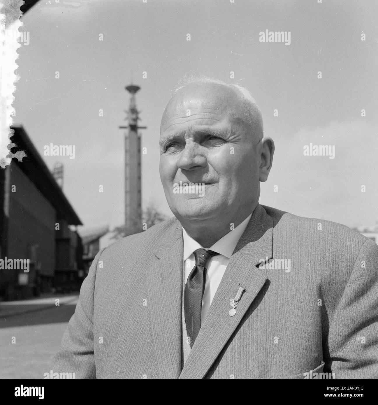 Gangmaker-Old Cyclist Frits Wiersma celebra il 27 agosto il suo 70th compleanno, (kop) Data: 25 agosto 1964 Parole Chiave: Compleanni, ciclisti Foto Stock