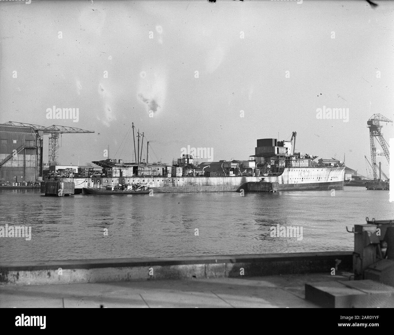 Inglese Warbottom H37 è in fase di conversione Data: 1 aprile 1949 Foto Stock