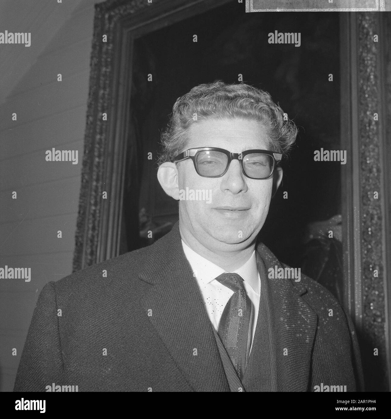 Ministri Consiglio Belga. Vice primo Ministro W. de Clerq (PVV) Data: 22 Marzo 1966 luogo: Belgio Parole Chiave: Gabinetto, ministri, politica, ritratti Nome personale: Clerq W de Foto Stock