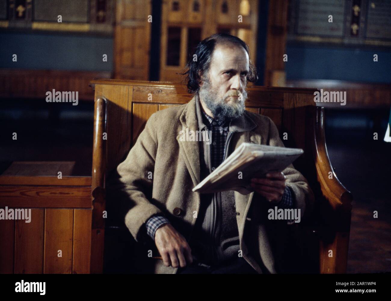 Dave Wade Come 'The Tramp' Film Ancora Da 'One Aross' (Dir Ian Fliman, 1992) Foto Stock