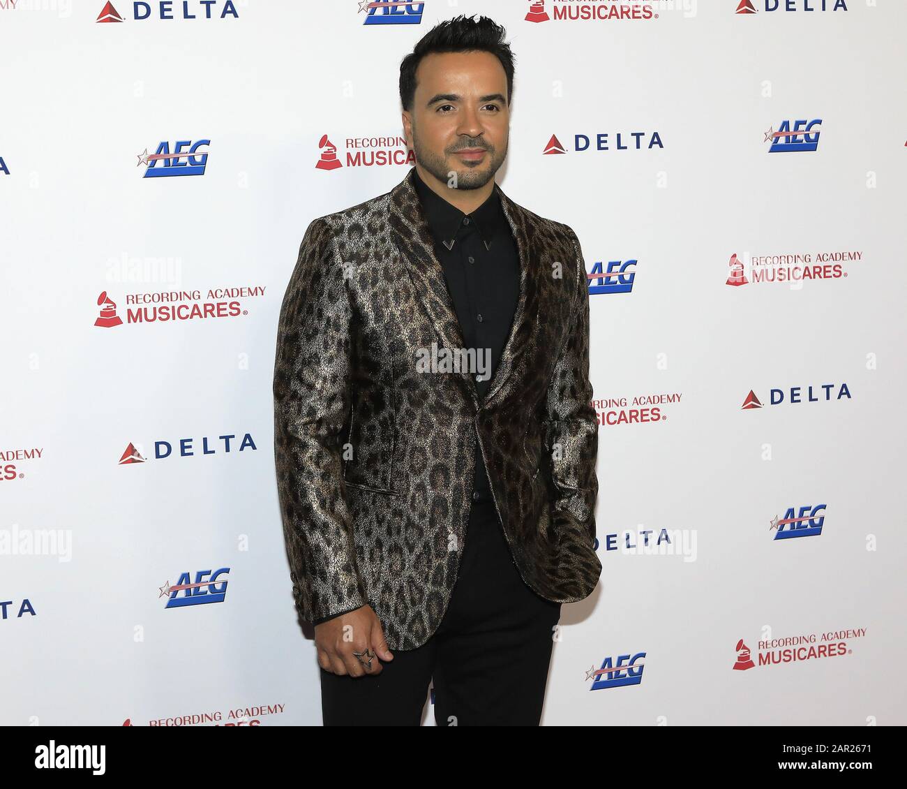 24 gennaio 2020, Los Angeles, CA, USA: Los ANGELES - 24 GENNAIO: Luis Fonsi al Muiscares 2020 al Los Angeles Convention Center il 24 gennaio 2020 a Los Angeles, CA (Credit Image: © Kay Blake/ZUMA Wire) Foto Stock