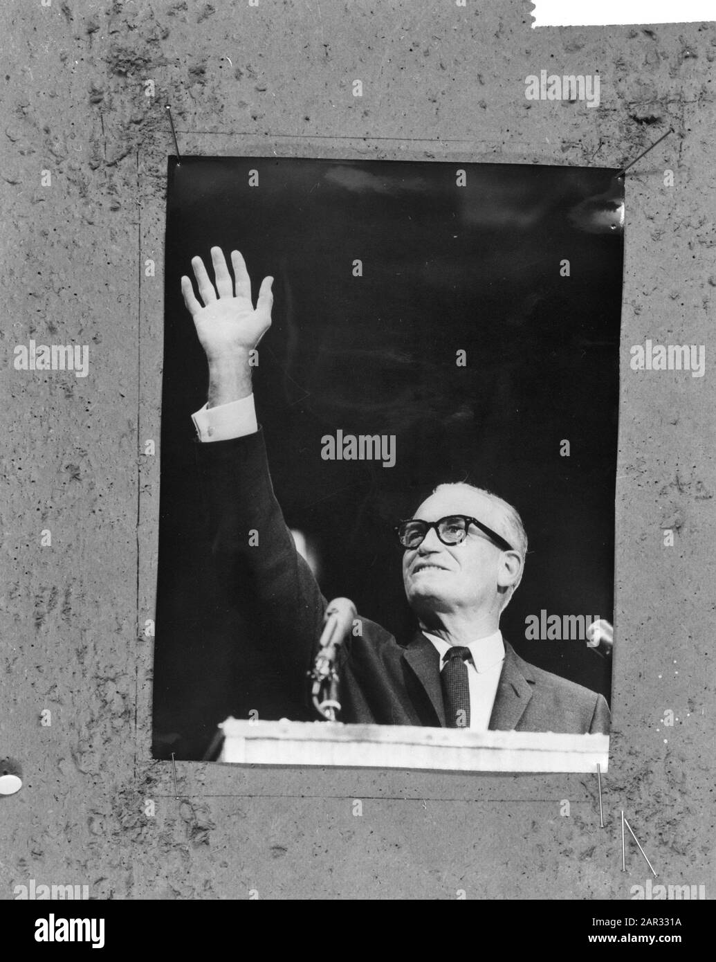 Elezioni presidenziali in America, candidato Goldwater Data: 2 novembre 1964 Località: America Parole Chiave: Elezioni, candidati, presidenti Foto Stock