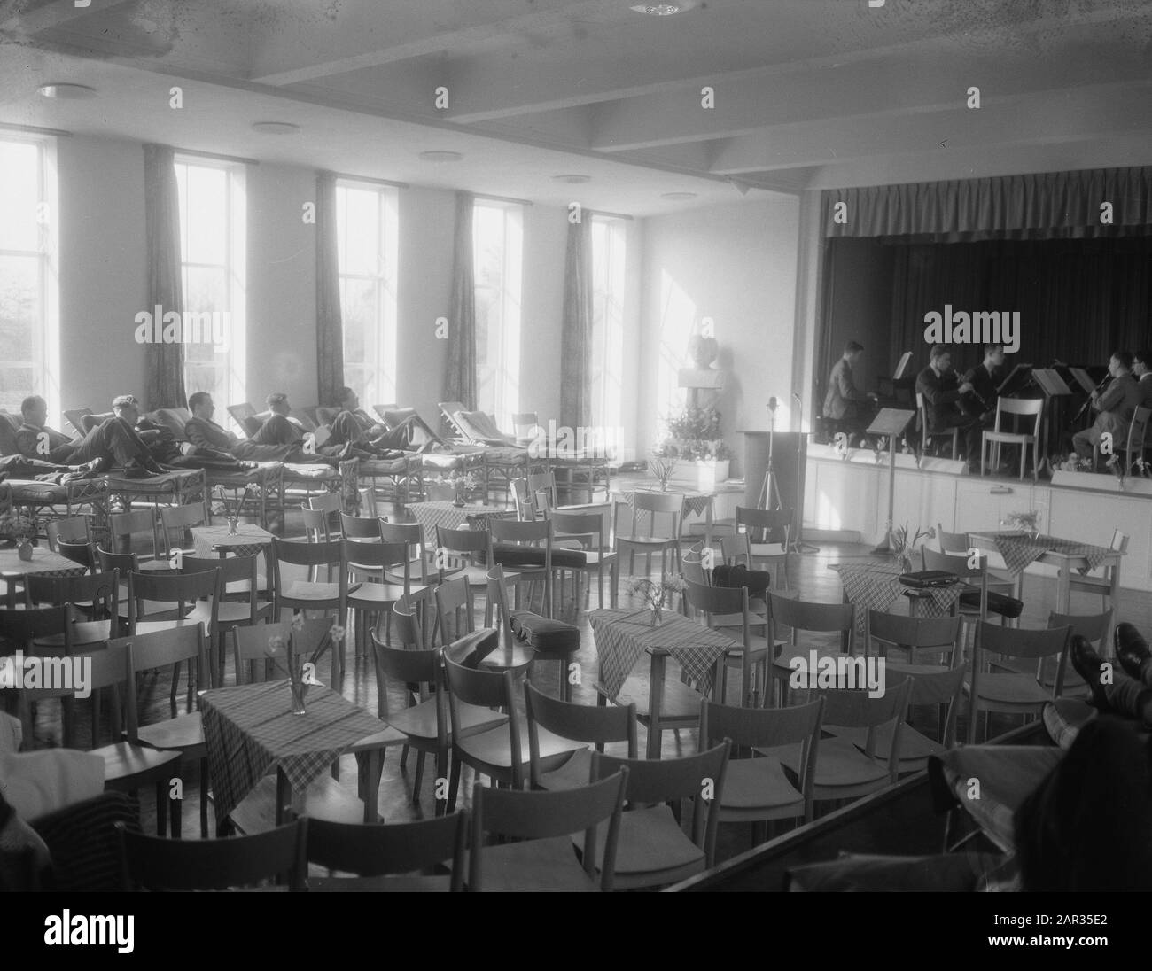 Istituto Olandese Degli Studenti Data: 28 Marzo 1954 Foto Stock