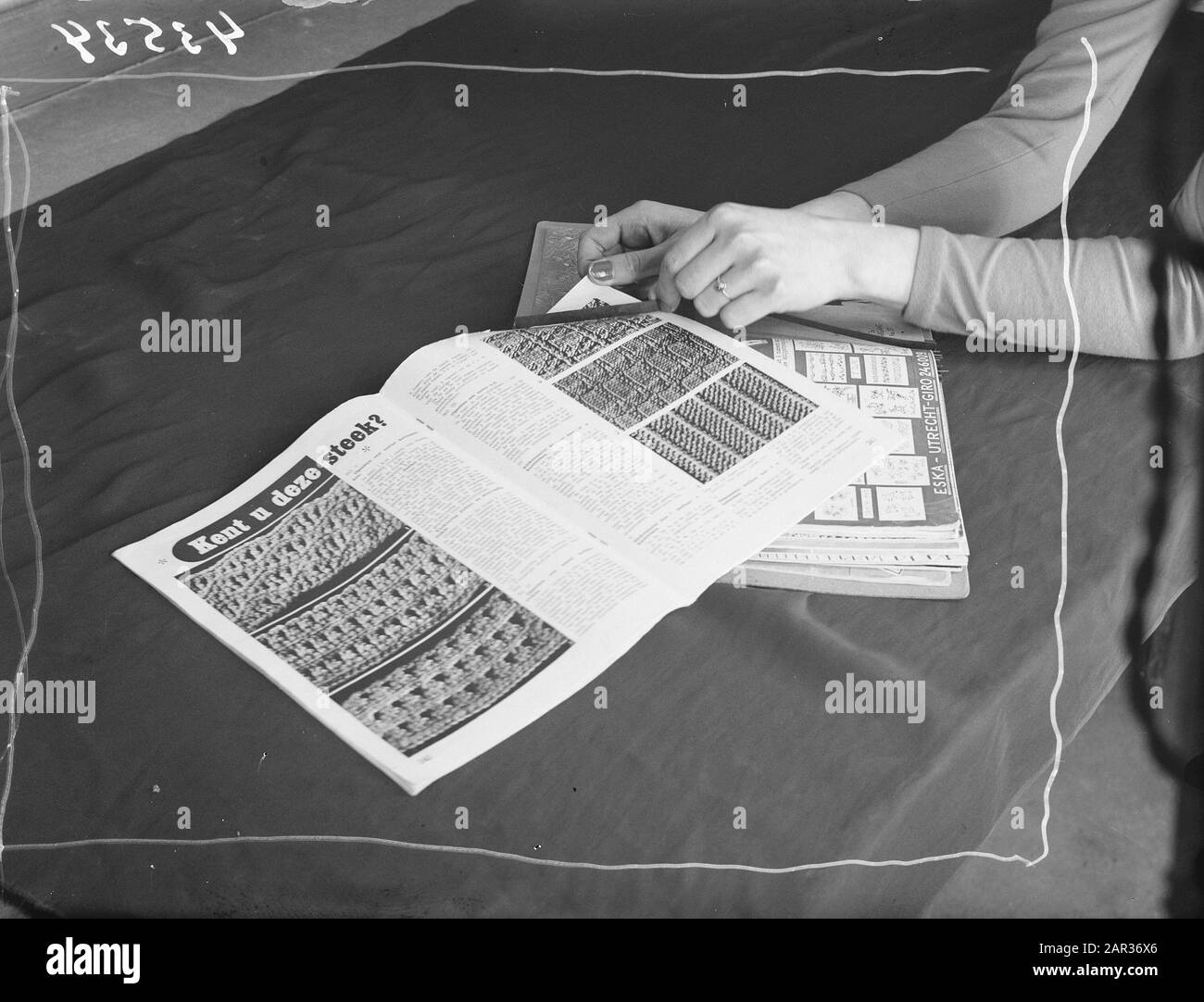 Weekbladordner Annotazione: Incarico Lord De Bunte Overveen Data: 19 Dicembre 1950 Parole Chiave: Riviste Settimanali Foto Stock